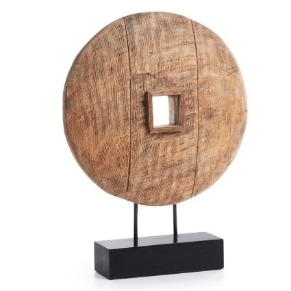 Колесо на подставке Wooden Wheel Коричневый Колесо на подставке Wooden Wheel Коричневый в Барнауле | Loft Concept