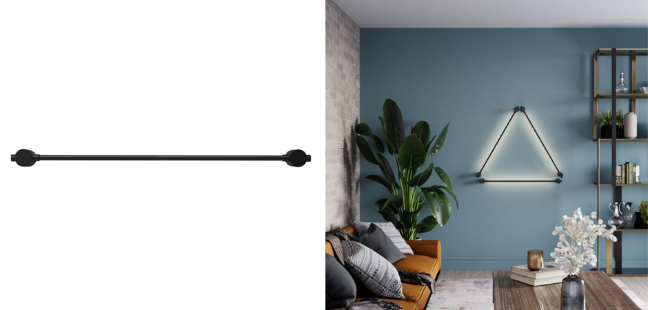 Черное светодиодное бра Trumpet tube Wide Черное светодиодное бра Trumpet tube Wide - Loft-Concept в Барнауле