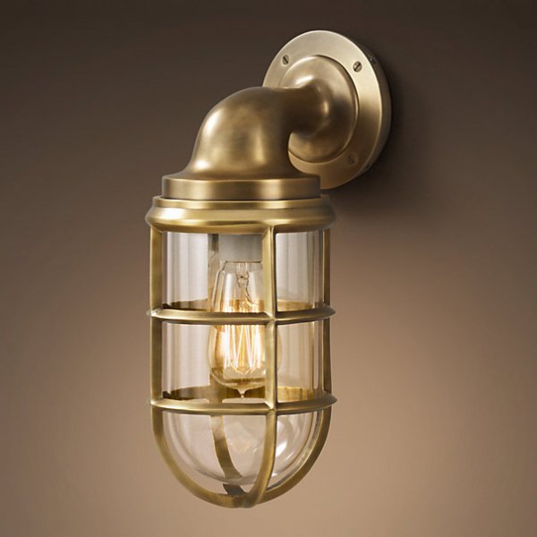 Бра RH STARBOARD wall lamp brass Латунь Бра RH STARBOARD wall lamp brass Латунь в Барнауле | Loft Concept