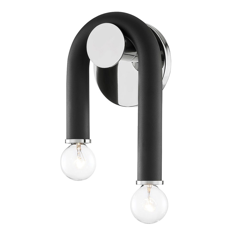 Бра Paulson floppy wall sconce chrome Черный Хром Бра Paulson floppy wall sconce chrome Черный Хром в Барнауле | Loft Concept