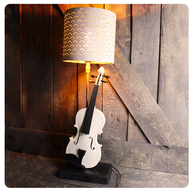 Настольная лампа Violin white Белый Настольная лампа Violin white Белый в Барнауле | Loft Concept