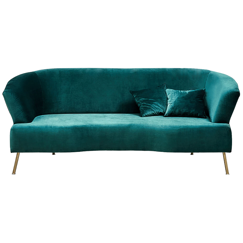 Диван Isis Sofa Turquoise Бирюзовый Золотой Диван Isis Sofa Turquoise Бирюзовый Золотой в Барнауле | Loft Concept
