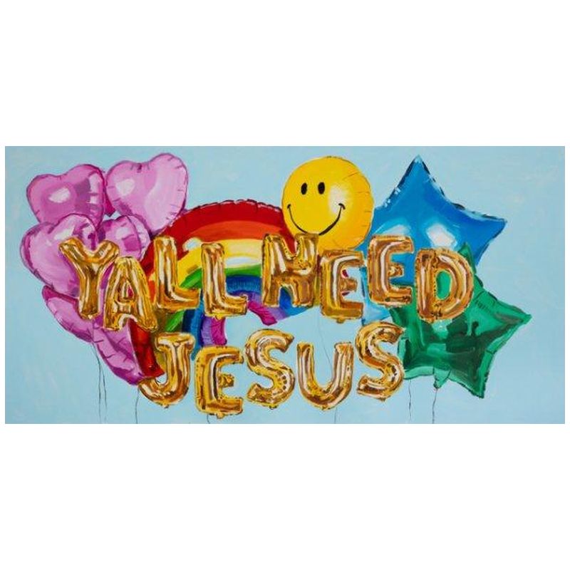 Картина Yall Need Jesus Мульти Картина Yall Need Jesus Мульти в Барнауле | Loft Concept