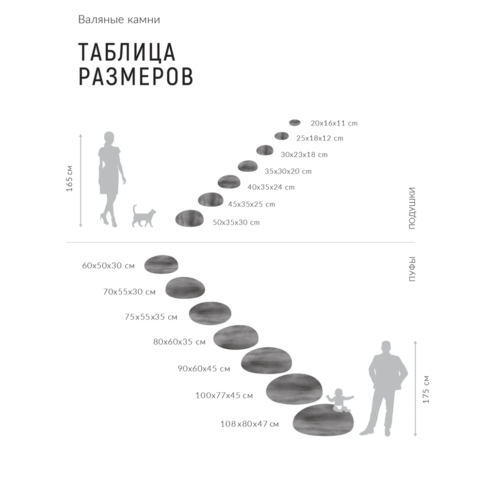 Пуф - Камень GREY MARBLE в Барнауле
