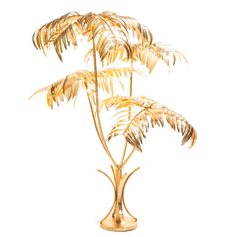 Торшер Golden Palm Floor Lamp Золотой Торшер Golden Palm Floor Lamp Золотой в Барнауле | Loft Concept