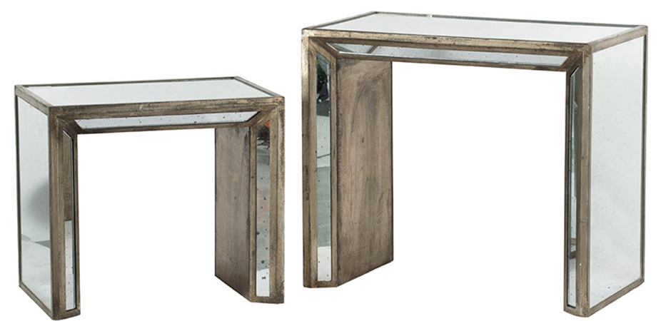 Приставной столик Mirrored Wide Side Приставной столик Mirrored Wide Side - Loft-Concept в Барнауле