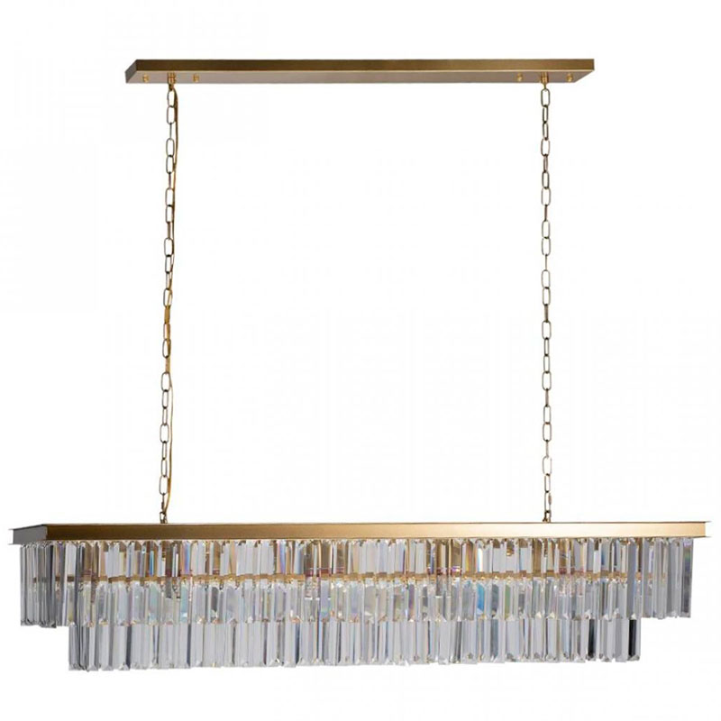 Прямоугольная Люстра RH 1920s Odeon GOLD iron Прозрачное Стекло Длина 120 см Золотой Прозрачное Стекло Прямоугольная Люстра RH 1920s Odeon GOLD iron Прозрачное Стекло Длина 120 см Золотой Прозрачное Стекло в Барнауле | Loft Concept