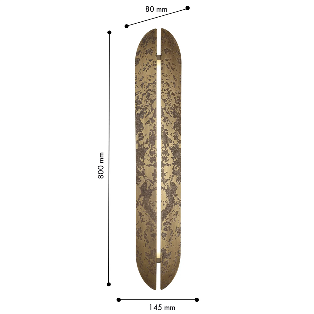 Бра винтажное с имитацией коррозии на медном корпусе Predominant в Барнауле