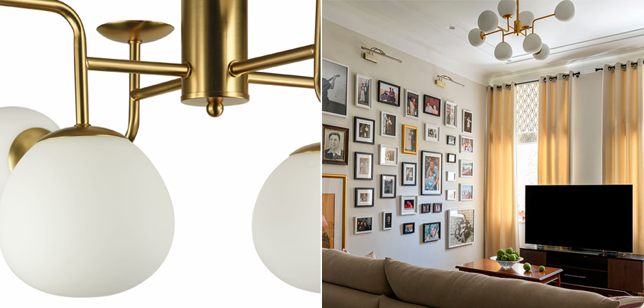 Люстра Tiepolo Ball Chandelier Gold 8 Люстра Tiepolo Ball Chandelier Gold 8 - Loft-Concept в Барнауле