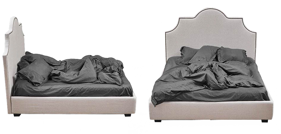 Кровать Headboard Angles Bed Кровать Headboard Angles Bed - Loft-Concept в Барнауле
