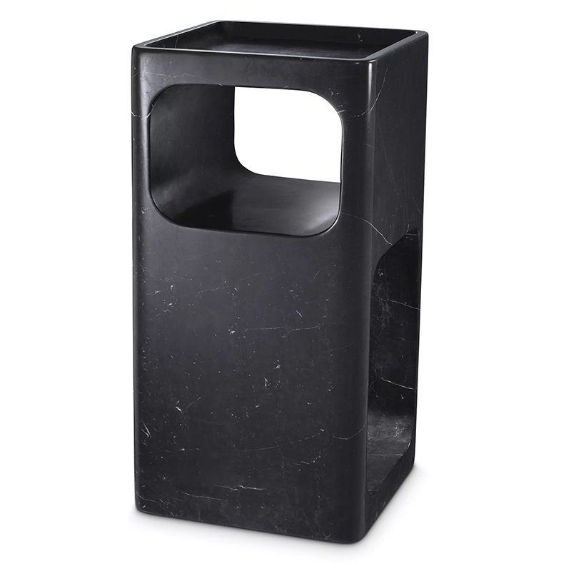 Приставной стол Eichholtz Side Table Adler Black Marble Черный Мрамор Nero Приставной стол Eichholtz Side Table Adler Black Marble Черный Мрамор Nero в Барнауле | Loft Concept