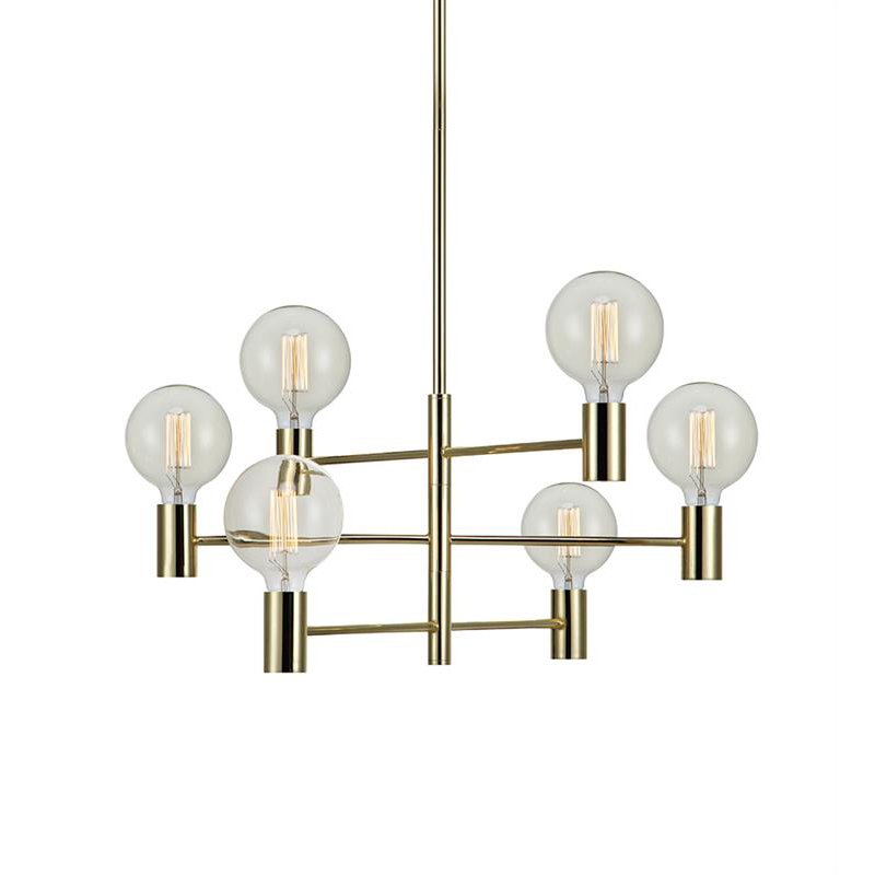 Люстра Helix Chandelier Gold Золотой Люстра Helix Chandelier Gold Золотой в Барнауле | Loft Concept