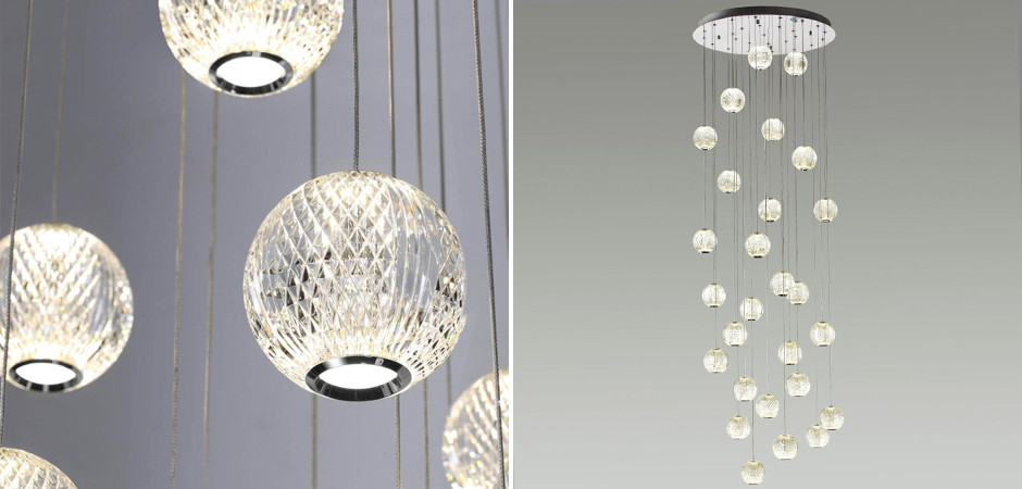 Каскадная люстра Crystal Globule Хром Каскадная люстра Crystal Globule Хром - Loft-Concept в Барнауле