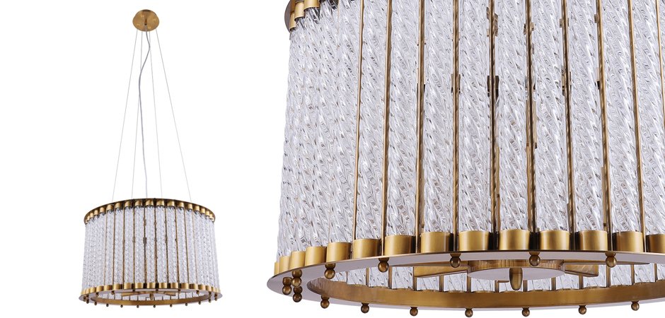 Люстра Glass Spirals Люстра Glass Spirals - Loft-Concept в Барнауле