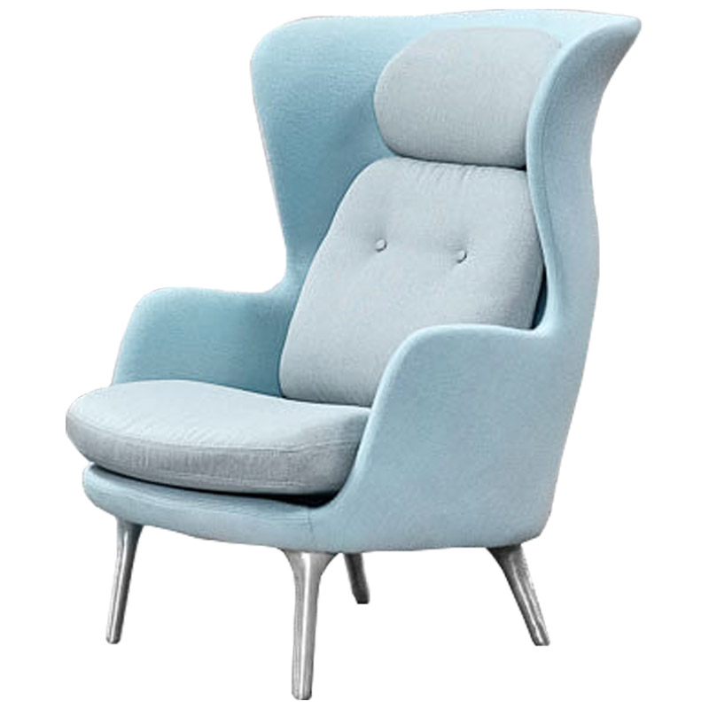 Кресло Bento Chair Голубой пастельный Серебряный Кресло Bento Chair Голубой пастельный Серебряный в Барнауле | Loft Concept