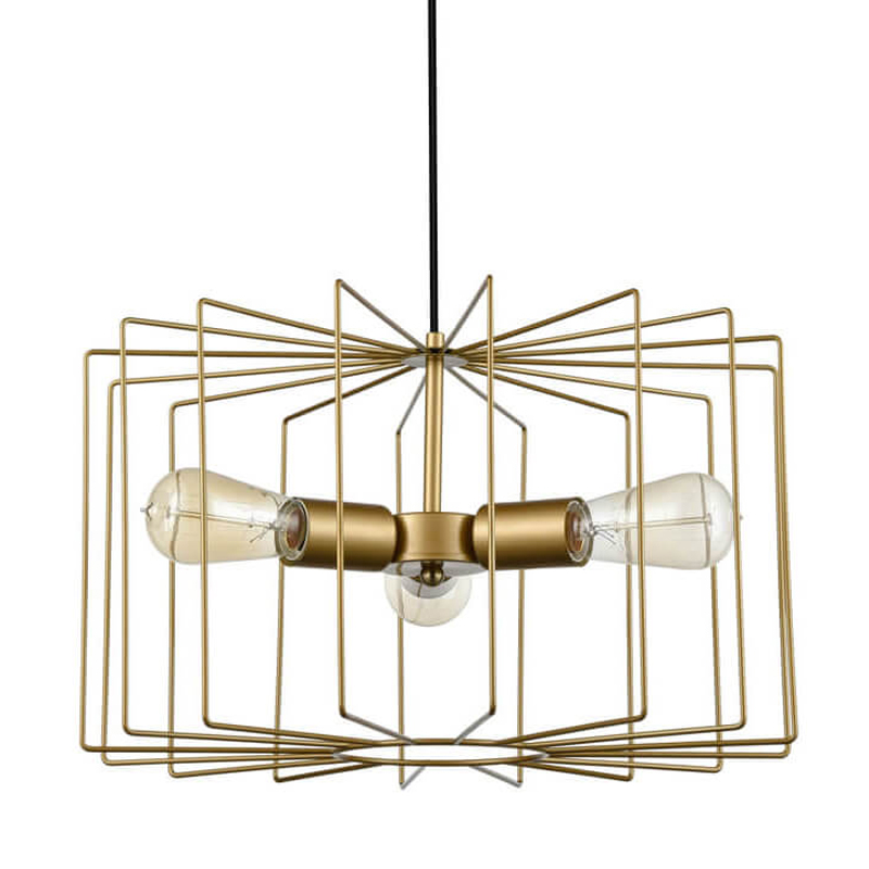 Люстра Cage Wire Color gold Золотой Люстра Cage Wire Color gold Золотой в Барнауле | Loft Concept