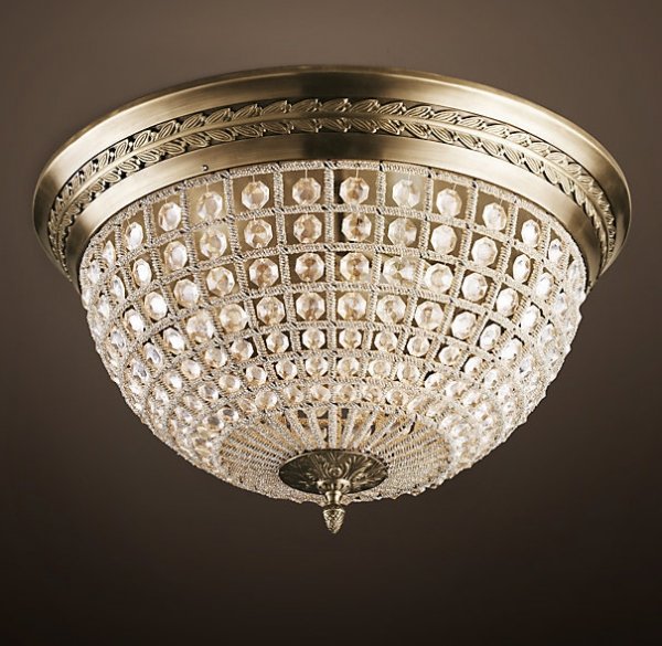 Потолочный светильник RH 19th c. Casbah Crystal Top 60 Темная бронза винтаж Потолочный светильник RH 19th c. Casbah Crystal Top 60 Темная бронза винтаж в Барнауле | Loft Concept