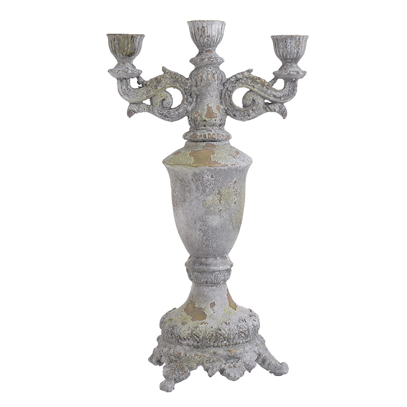 Подсвечник Myra Candlestick Серый Подсвечник Myra Candlestick Серый в Барнауле | Loft Concept