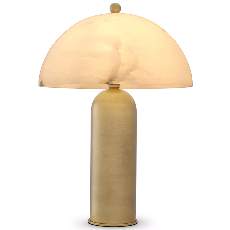 Настольная лампа Eichholtz Table Lamp Lorenza Белый Латунь Настольная лампа Eichholtz Table Lamp Lorenza Белый Латунь в Барнауле | Loft Concept