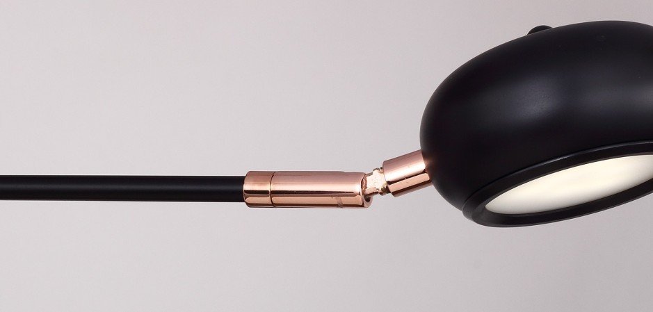 Люстра Curved Stix Chandelier 6 Black - Loft-Concept в Барнауле