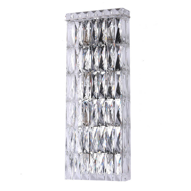 Бра Crystal Regena Chrome Wall Lamp 8 Хром Прозрачный (Transparent) Бра Crystal Regena Chrome Wall Lamp 8 Хром Прозрачный (Transparent) в Барнауле | Loft Concept