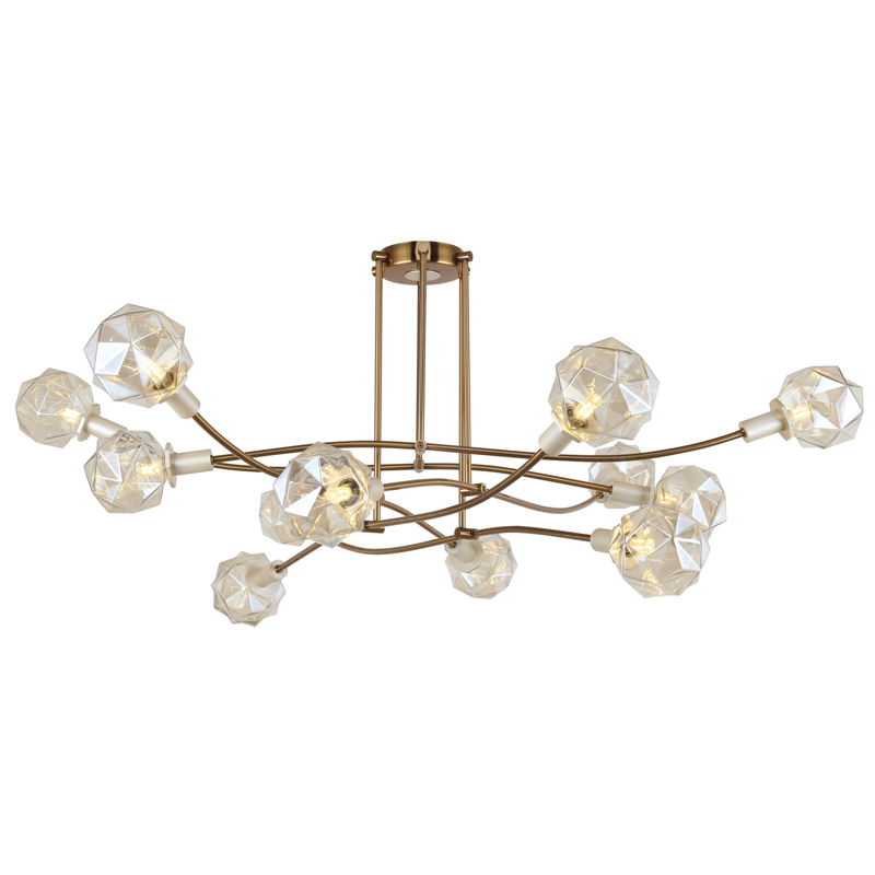 Люстра Severine Chandelier Золотой Золотой Шампань Люстра Severine Chandelier Золотой Золотой Шампань в Барнауле | Loft Concept