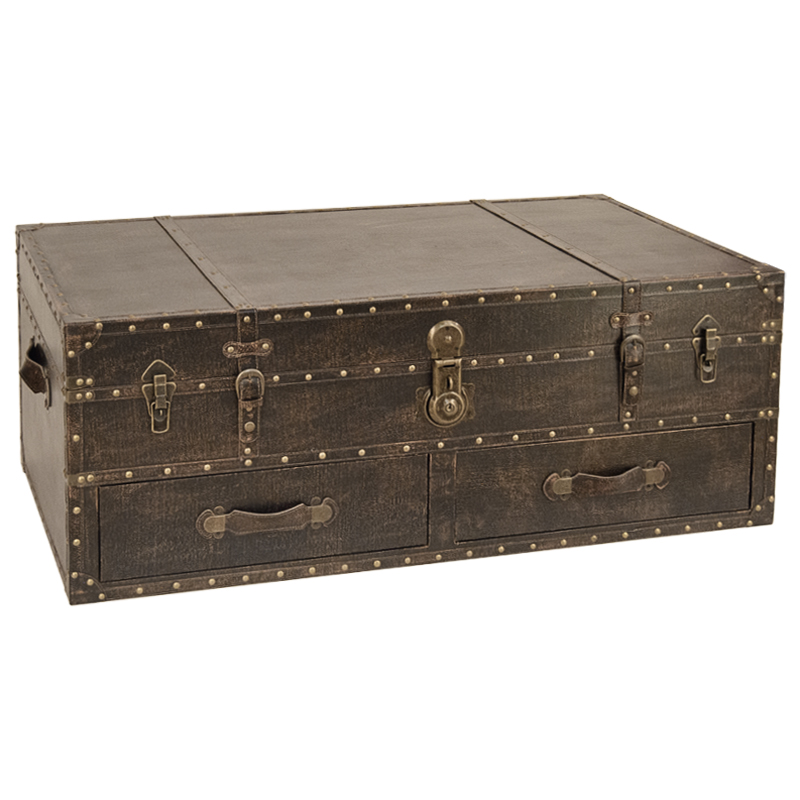 Сундук Chest Basil Коричневый винтаж Сундук Chest Basil Коричневый винтаж в Барнауле | Loft Concept