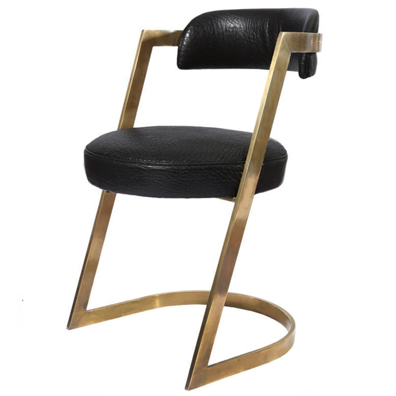 Стул Studio Dining Chair Черный Латунь Стул Studio Dining Chair Черный Латунь в Барнауле | Loft Concept