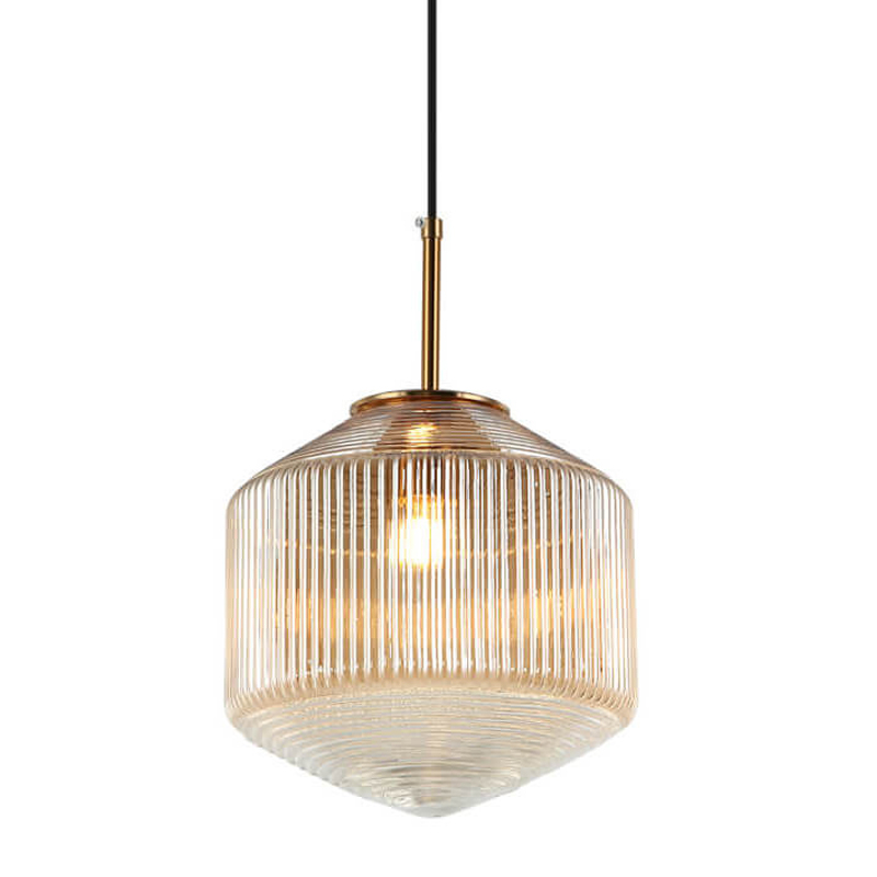 Подвесной светильник Clear Glass Pendant gold Бронза Золотой Подвесной светильник Clear Glass Pendant gold Бронза Золотой в Барнауле | Loft Concept