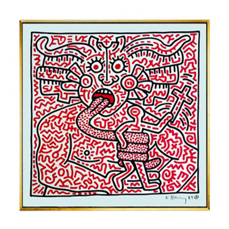 Постер Keith Haring 15 Мульти Постер Keith Haring 15 Мульти в Барнауле | Loft Concept