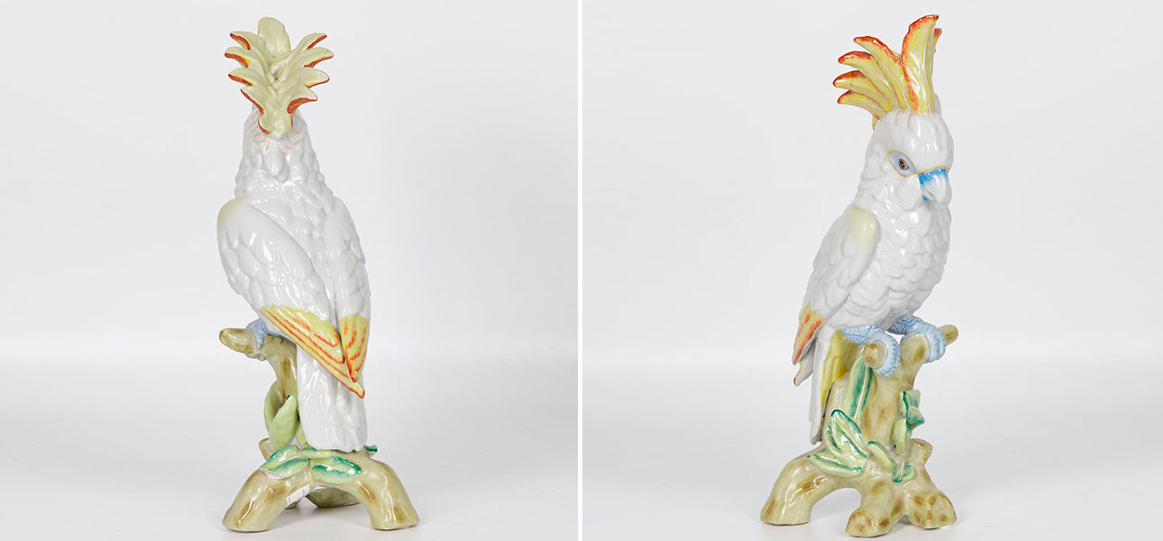 Статуэтка фарфоровая Попугай Parrot - фото №1