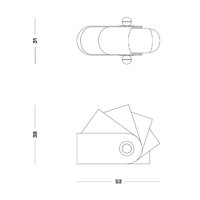 Настольная дизайнерская лампа Poltronova Ghepre Table Lamp в Барнауле