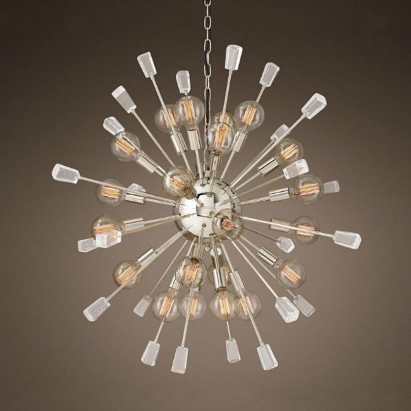 Люстра Eichholtz Tivoli Chandelier Nickel Хром в Барнауле | Loft Concept 