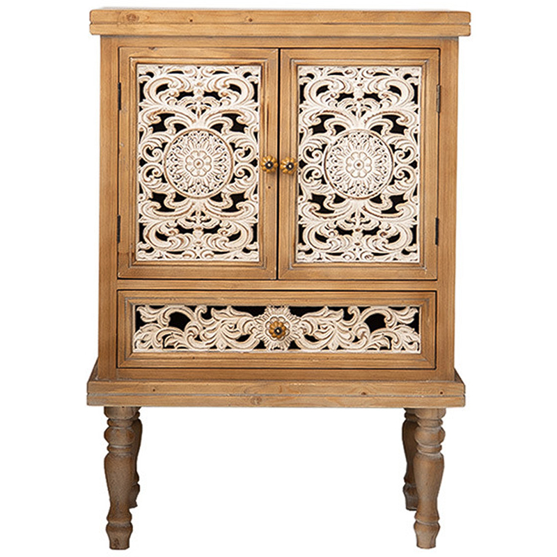 Шкаф Zephyrine Provence Cabinet Белый Древесина в Барнауле | Loft Concept 