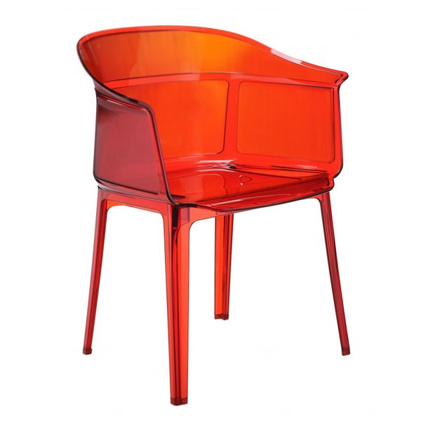 Стул Papyrus Kartell Красный Стул Papyrus Kartell Красный в Барнауле | Loft Concept