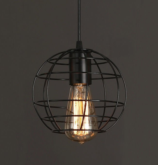 Cветильник Loft Nest Cage №3 Черный Cветильник Loft Nest Cage №3 Черный в Барнауле | Loft Concept