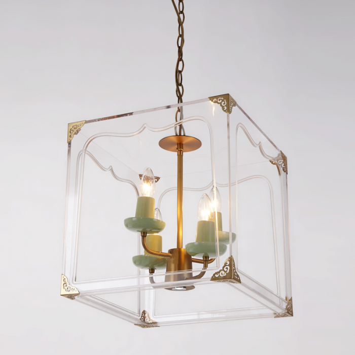 Люстра Glass Clear Cube Люстра Glass Clear Cube в Барнауле | Loft Concept