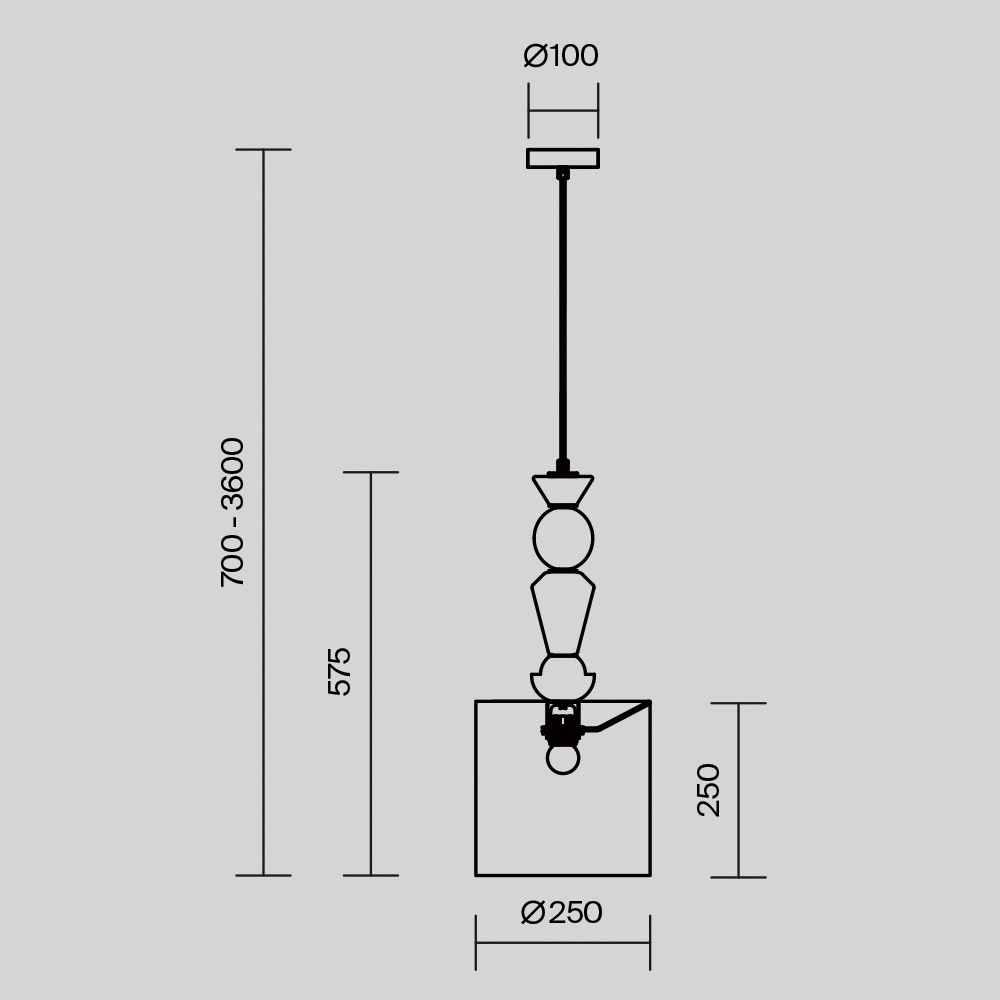 Подвесной светильник Comforty Е27*1 в Барнауле