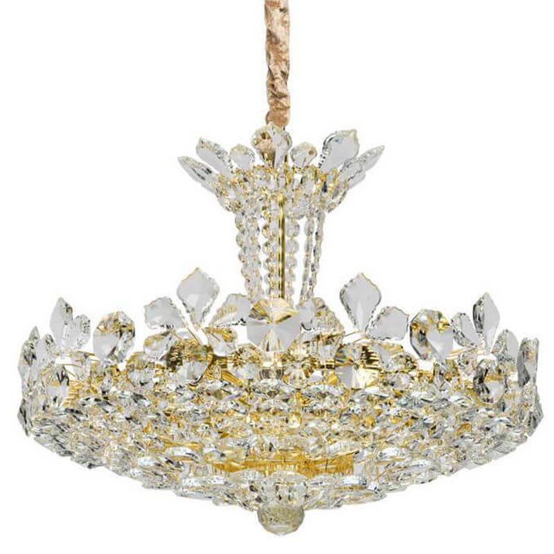 Люстра Griselda Crystal Chandelier gold Золотой Прозрачный в Барнауле | Loft Concept 