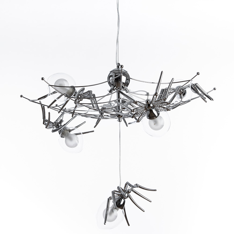 Потолочный светильник Паук Spiders lamp 6 Серебряный Потолочный светильник Паук Spiders lamp 6 Серебряный в Барнауле | Loft Concept