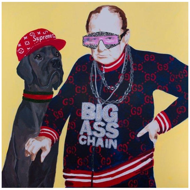 Картина “Winston Churchill in Gucci Track Suit with Big Ass Chain” Мульти Картина “Winston Churchill in Gucci Track Suit with Big Ass Chain” Мульти в Барнауле | Loft Concept