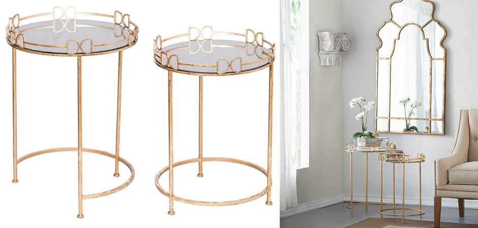 Приставной столик Round Table gold Приставной столик Round Table gold - Loft-Concept в Барнауле