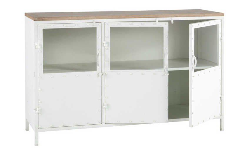 Буфет в стиле Лофт белый Industrial Rust Bleached Chest Буфет в стиле Лофт белый Industrial Rust Bleached Chest - Loft-Concept в Барнауле