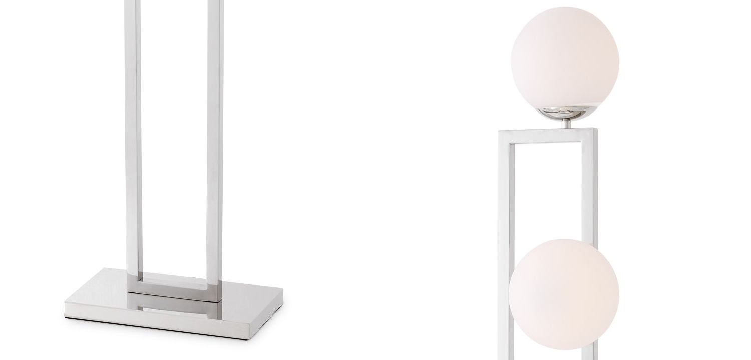 Торшер Eichholtz Floor Lamp Pascal Nickel - фото