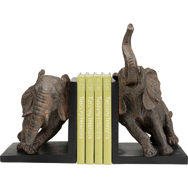 Держатель для книг Elephants Коричневый Держатель для книг Elephants Коричневый в Барнауле | Loft Concept