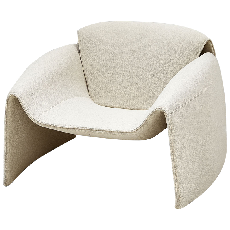 Кресло бежевое в стиле минимализм Chani Beige Armchair Бежевый Кресло бежевое в стиле минимализм Chani Beige Armchair Бежевый в Барнауле | Loft Concept