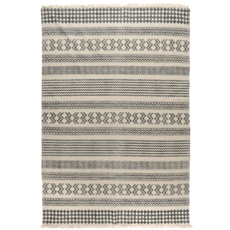 Ковер Halfani Carpet 100% хлопок Серый Синий Ковер Halfani Carpet 100% хлопок Серый Синий в Барнауле | Loft Concept