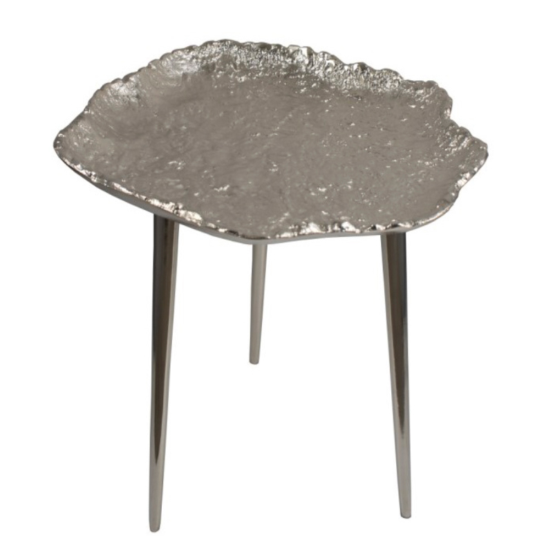 Приставной стол Edmundo Side Table Серебряный Приставной стол Edmundo Side Table Серебряный в Барнауле | Loft Concept