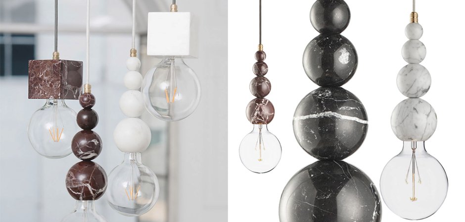 Подвесной светильник MARMOR SLIPP Bianco Подвесной светильник MARMOR SLIPP Bianco - Loft-Concept в Барнауле