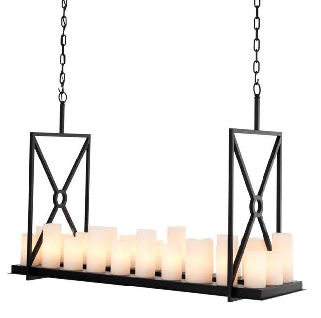 Люстра Chandelier Commodore Черный Белый Люстра Chandelier Commodore Черный Белый в Барнауле | Loft Concept